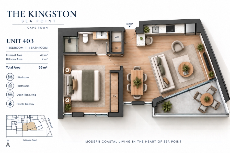 1 Bedroom Property for Sale in Sea Point Western Cape